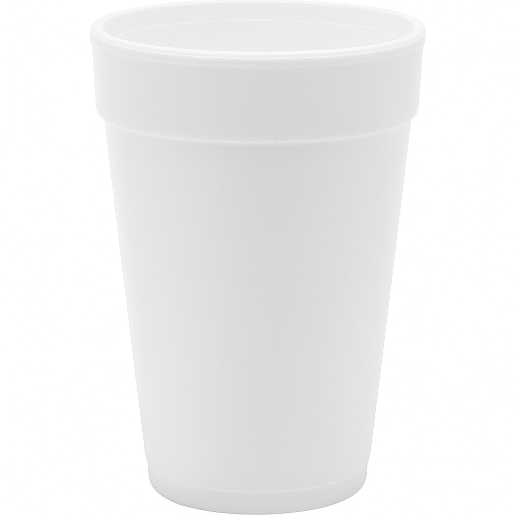 32oz Custom Disposable White Foam Cups | Insulated Hot & Cold Drinking Cups | Ideal for Soda, Tea, & Beverages