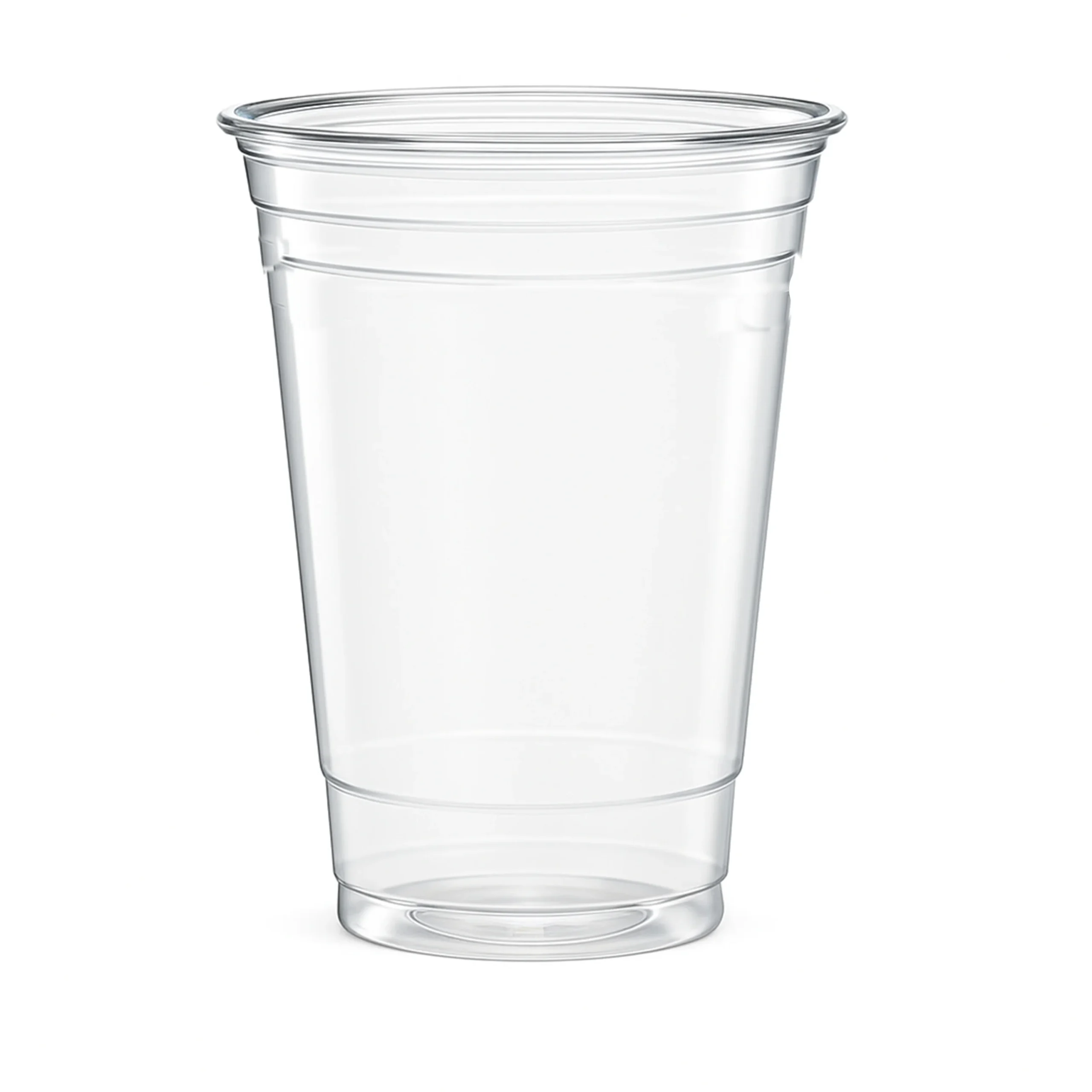 20oz Personalized Soft Plastic Cups – Custom Printed Clear PET Plastic Party Cups for Weddings, Events, and Celebrations – Disposable