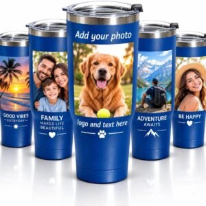 30 Oz Personalized Tumbler with Photo - Custom Stainless Steel Tumbler - Personalize with Photo, Logo, Name or Text - Image 3