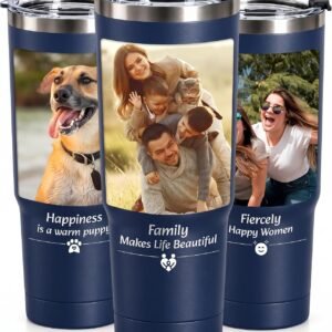 30 Oz Personalized Tumbler with Photo - Custom Stainless Steel Tumbler - Personalize with Photo, Logo, Name or Text - Image 4