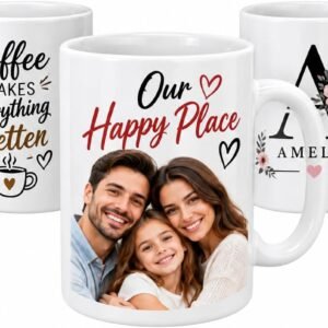 Custom 11 oz Ceramic Coffee Mug – Personalized with Photo, Logo, Name or Text – Unique Gift Cup for Men & Women - Image 6